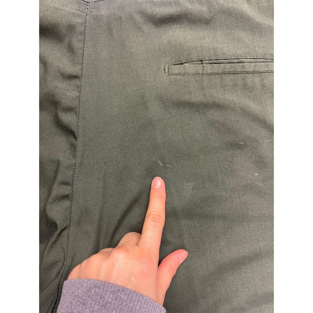 Vintage Sears Perma Prest Mens Green Dress Pants Size 34 x 30 Office Casual - Picture 10 of 13